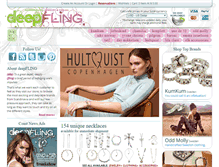 Tablet Screenshot of deepfling.com